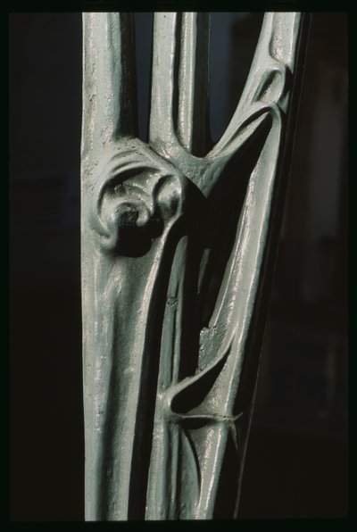 Entrance to a Metropolitan Station (detail) by Hector Guimard